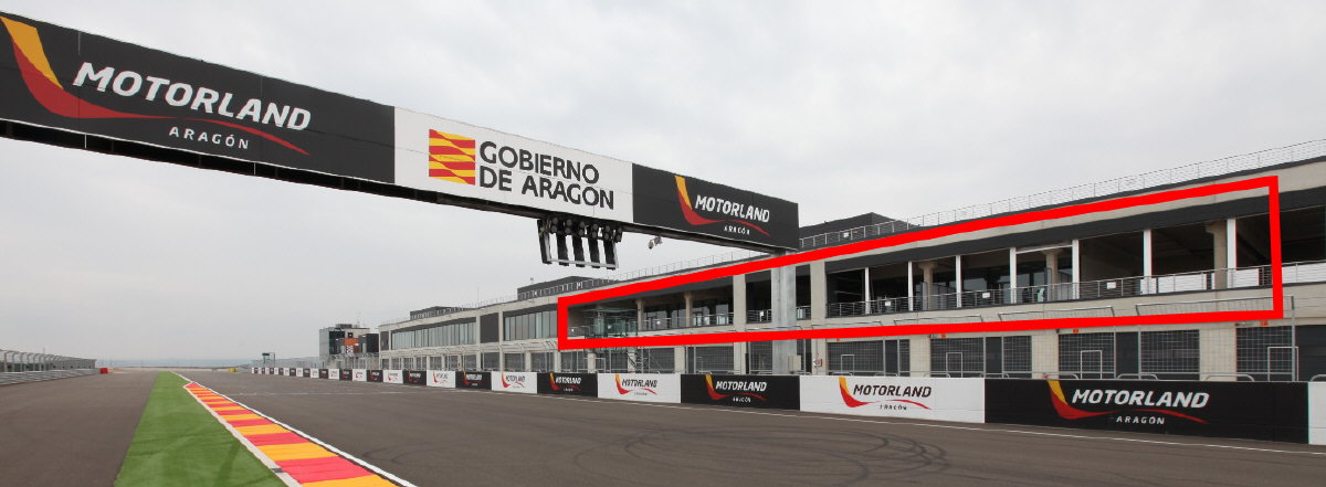 Location VIP Lounge Motorland motogp Aragon